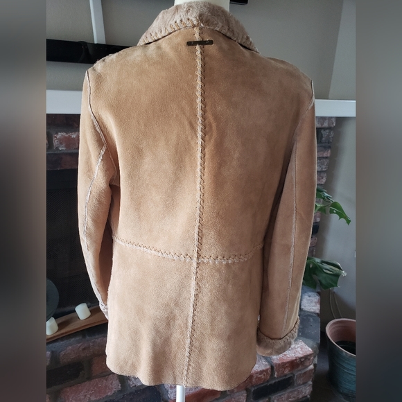Suede Leather Jacket by Guess - Picture 4 of 8